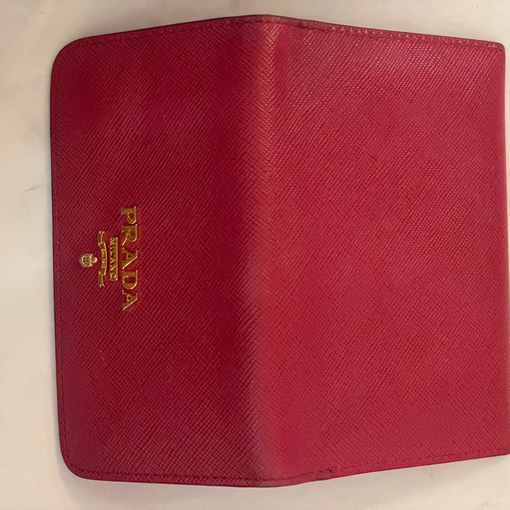 Prada pink  Leather Clutch or card holder - Picture 3 of 11